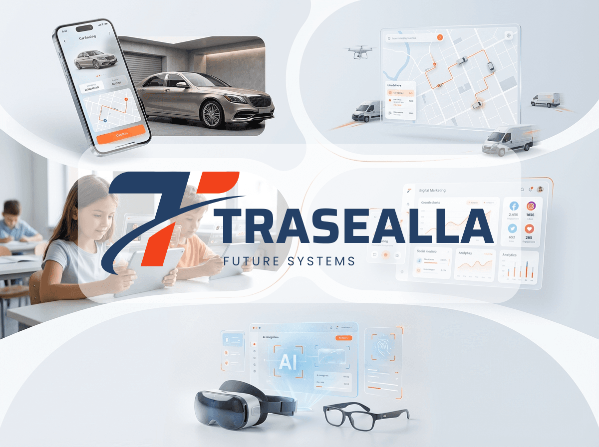 Trasealla Solutions - AI Software Company UAE providing car rental software, ERP, CRM, and school management systems in Dubai and Abu Dhabi