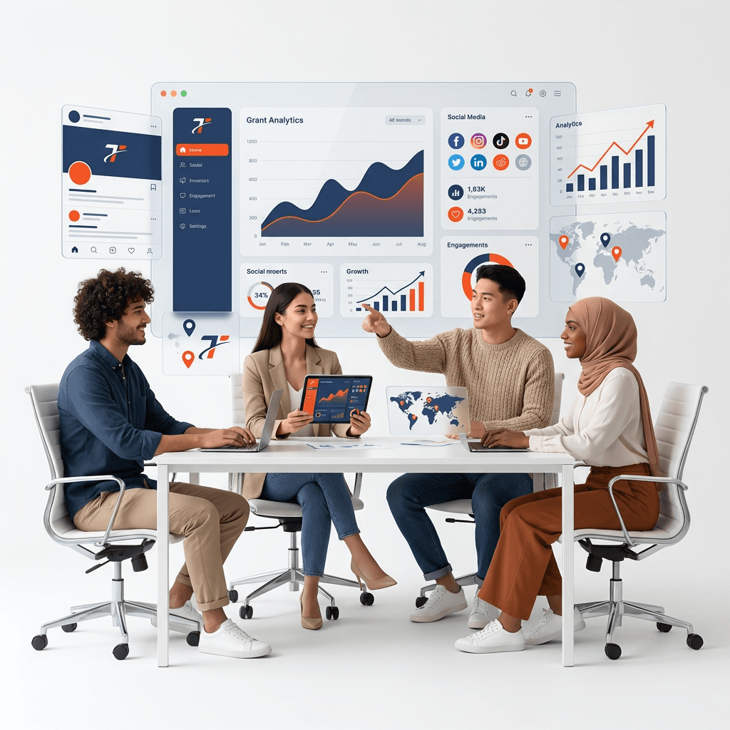 Social media marketing campaign — content calendar and creative production workflow